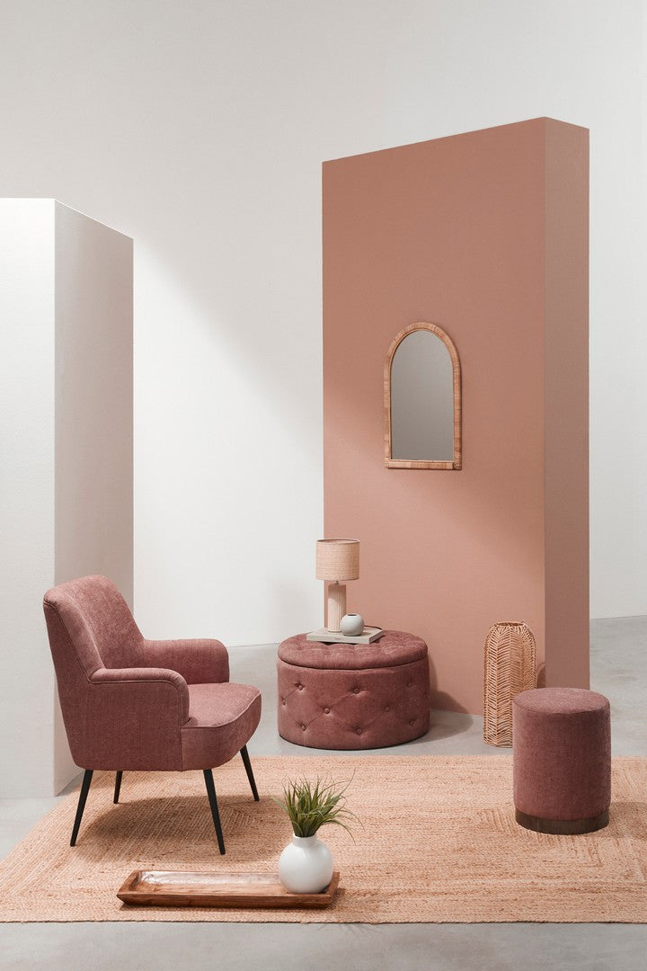 POUF CONT. P.SCARPE ERNESTINE DARK ROSE