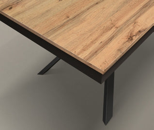 TAVOLO ALL. CITY ROVERE RUSTICO 160-220X90 A