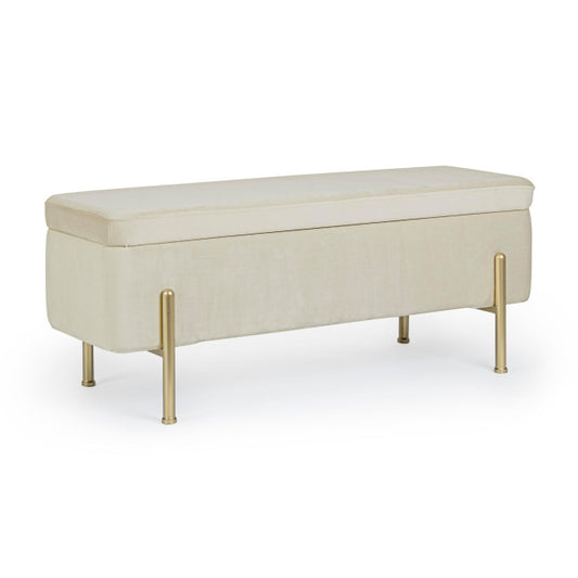 PANCA 2P CONTENITORE IRINA NATURALE