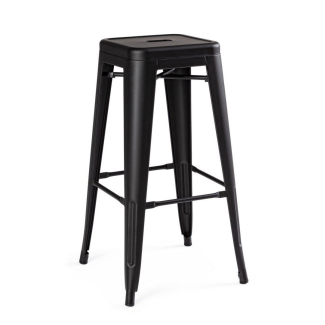 SGABELLO BAR MINNESOTA NERO H76