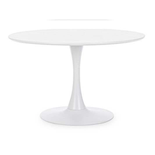 TAVOLO BLOOM BIANCO D120