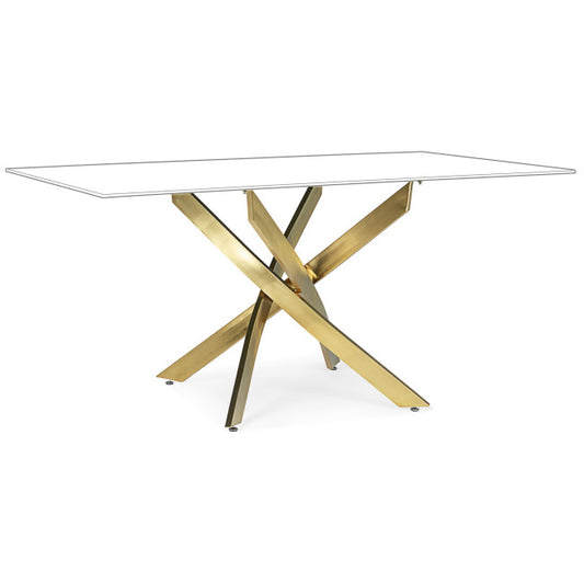 BASE TAVOLO GEORGE ORO 160X90