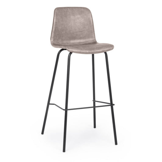 SGABELLO BAR KYRA PU BEIGE VINTAGE