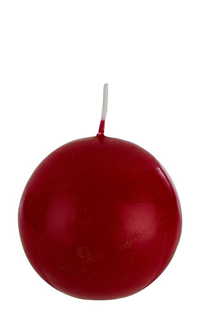 CANDELA BASIC SFERA ROSSO SCURO D7