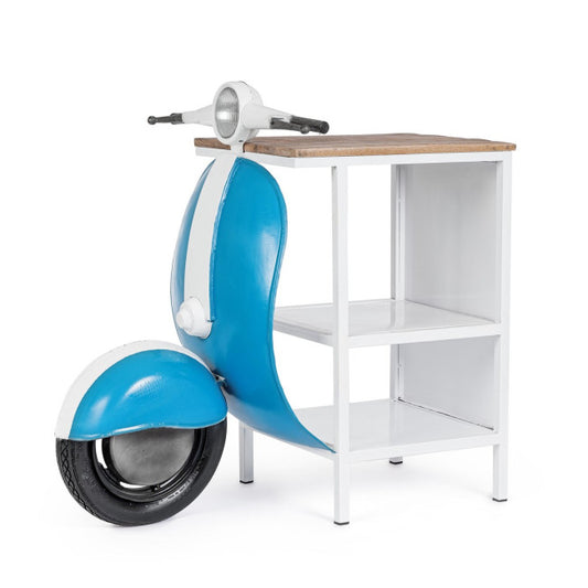 CONSOLLE BAR VESPA BLU