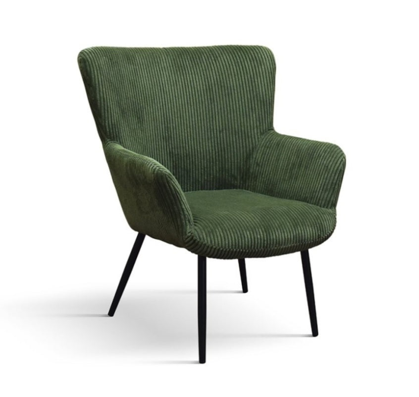 POLTRONA VELLUTO VERDE 48