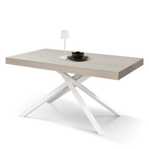 TAVOLO ALL SMART OLMO PERLA 140-220X90 B