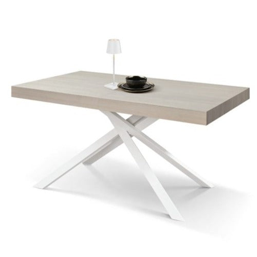TAVOLO ALL SMART OLMO PERLA 160-240X90 B