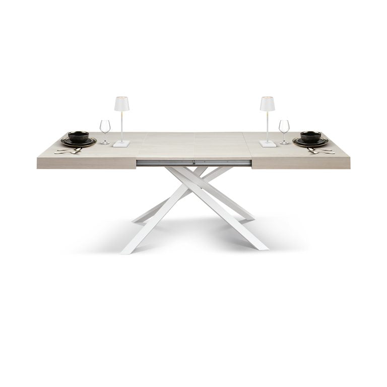 TAVOLO ALL SMART OLMO PERLA 160-240X90 B