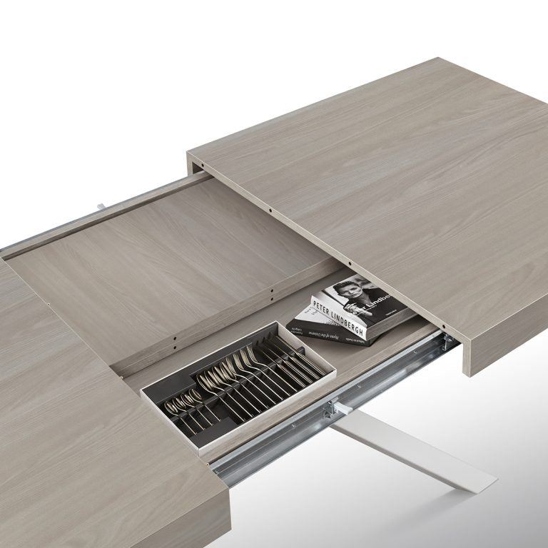 TAVOLO ALL SMART OLMO PERLA 160-240X90 B