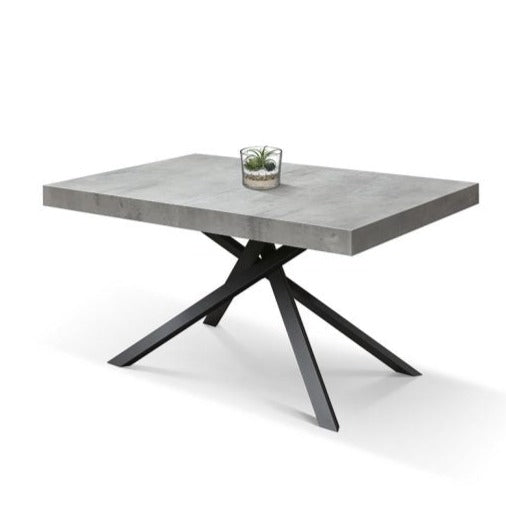 TAVOLO ALL SMART GRIGIO CEMENTO 140-220X90 A