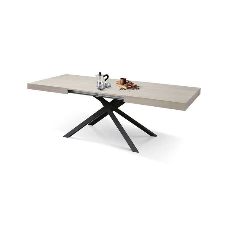 TAVOLO ALL SMART OLMO PERLA 160-240X90 A