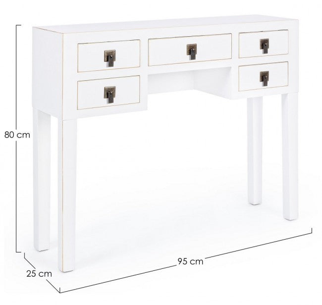 CONSOLLE 5C PECHINO BIANCO