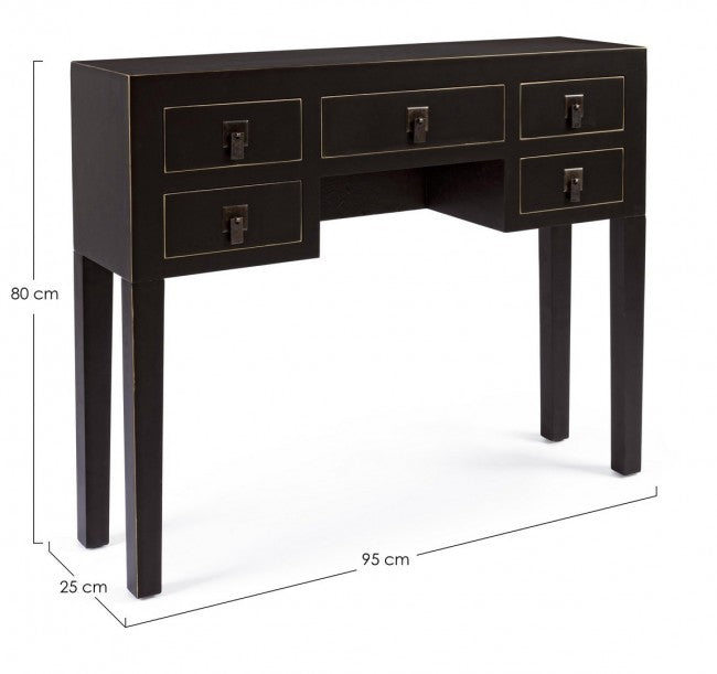 CONSOLLE 5C PECHINO NERA