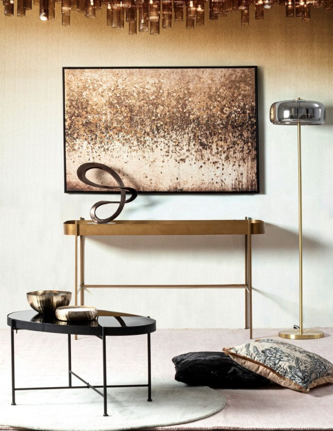 SOPRAMMOBILE SCULPTURE BRONZO SCURO