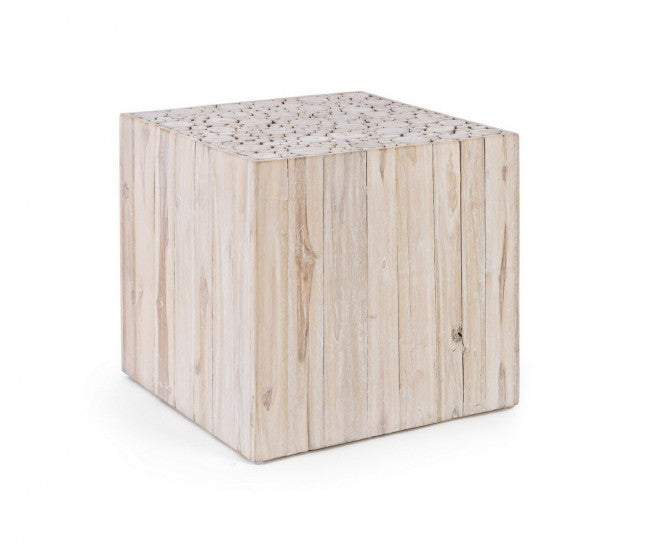 TAVOLINO ERMITAS BIANCO 45.5X45.5