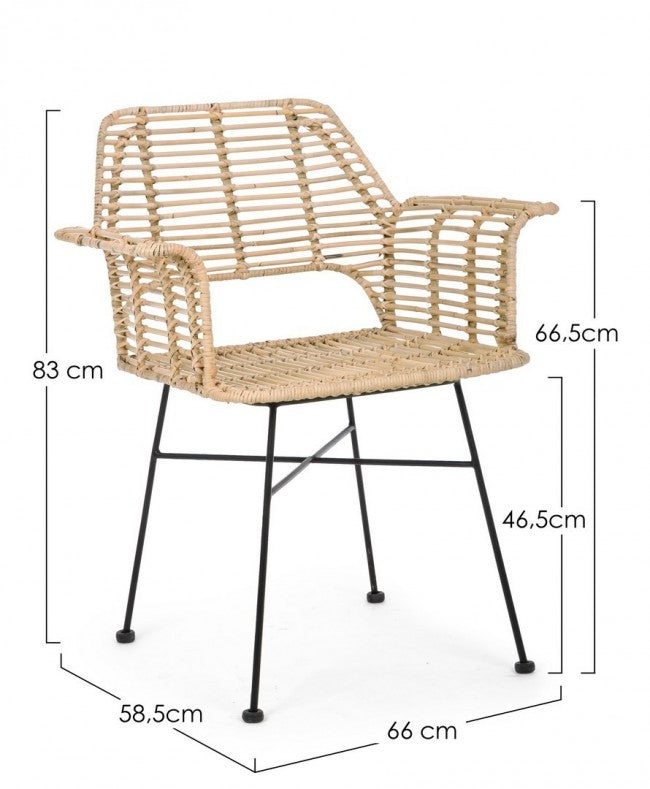 SEDIA C-BR TUNAS NATURALE QUANTITÀ 2