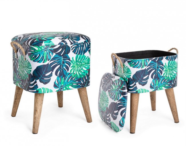 SET2 SGABELLO CONTENITORE FORESTIS Z22