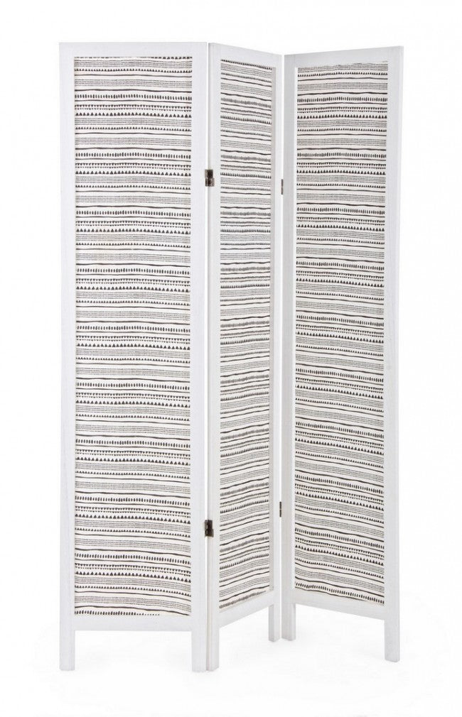 PARAVENTO 3A PATTERN BIANCO 120X170