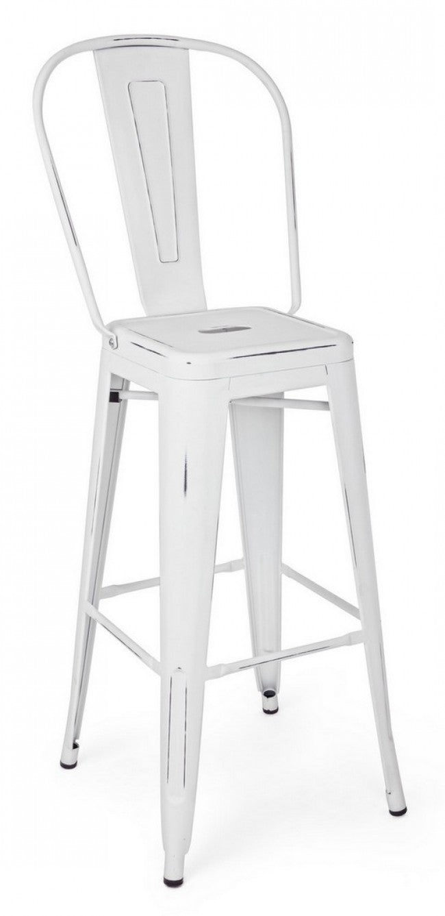 SGABELLO BAR C-SCH MINNESOTA BIANCO ANT