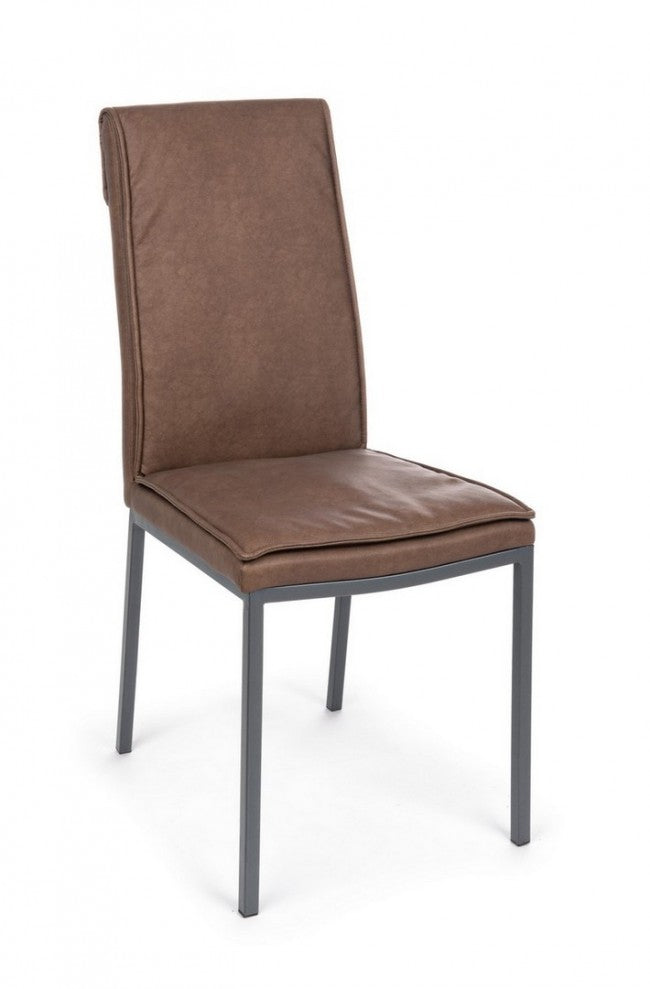SEDIA SOFIE PU TABACCO