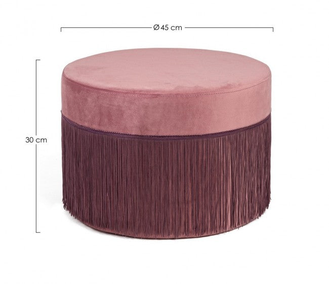 POUF LEILANI ROSA ANTIK D45