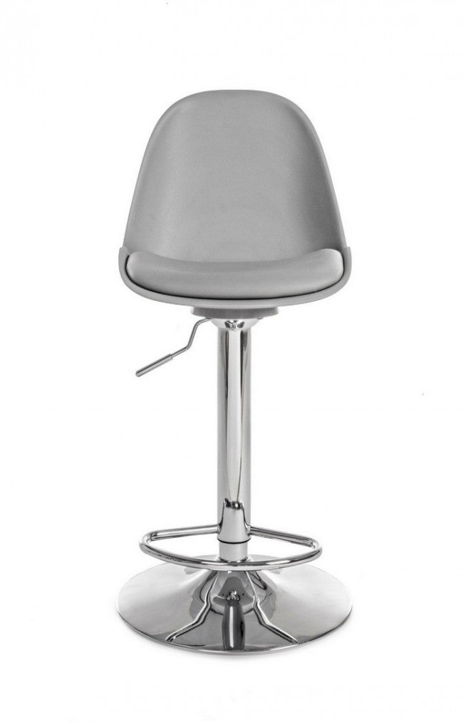 SGABELLO BAR CLAPTON GRIGIO CHIARO