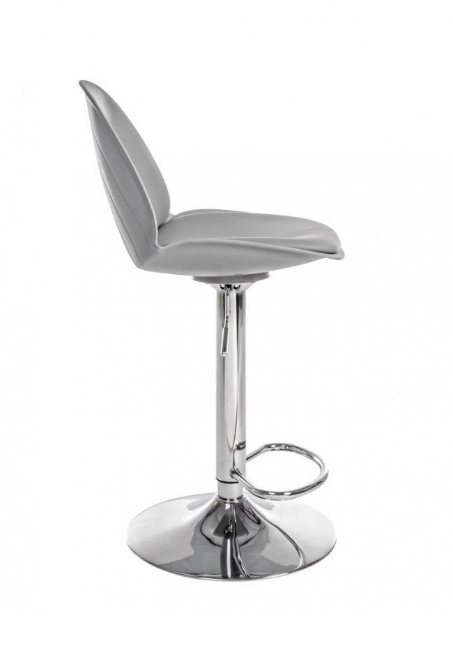 SGABELLO BAR CLAPTON GRIGIO CHIARO