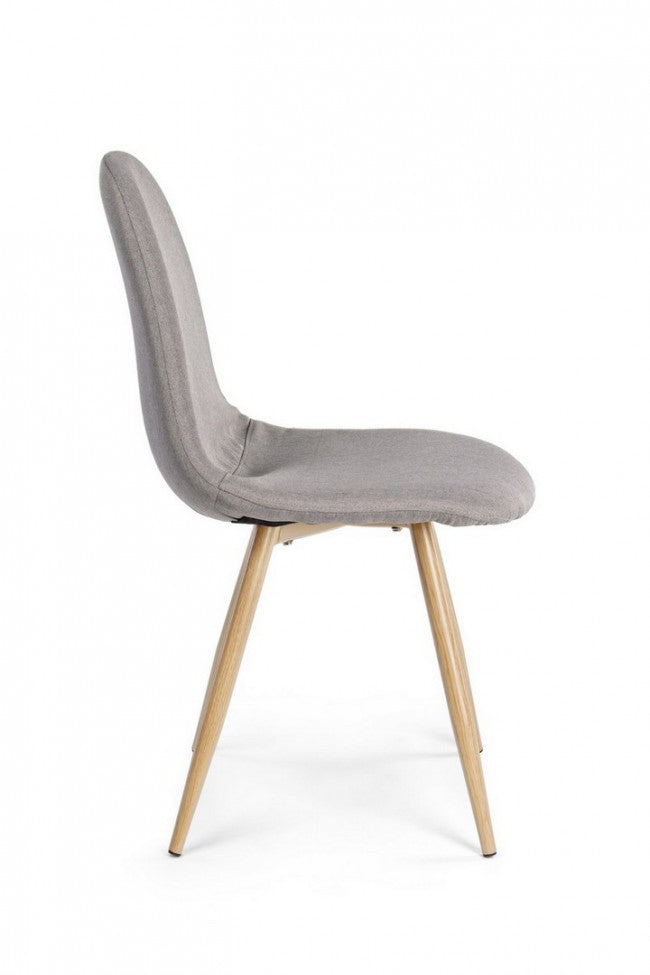 SEDIA OAKLAND TEXT GRIGIO QUANTITÀ 4