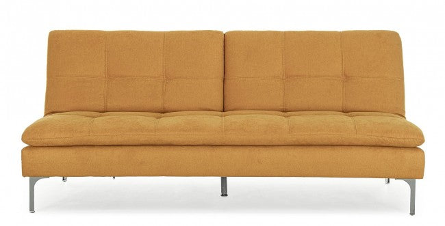 DIVANO LETTO 3P LEON GIALLO