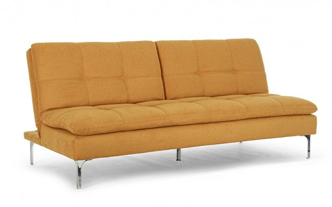 DIVANO LETTO 3P LEON GIALLO