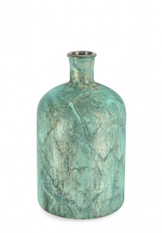 BOTTIGLIA DECORATIV TAPI VT TURCHESE H30