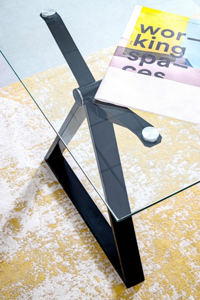 SCRIVANIA JOB NERO 150X90