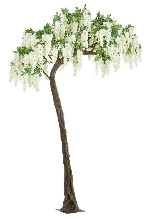 ALBERO GLICINE BIANCO H320