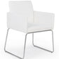 SEDIA C-BR SIXTY PU BIANCO
