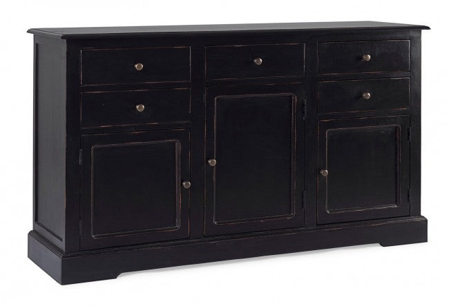 CREDENZA 3A-5C JEFFERSON NERO