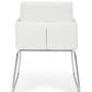 SEDIA C-BR SIXTY PU BIANCO