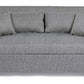 DIVANO LETTO CLAYTON C-C NERO-GRIGIO