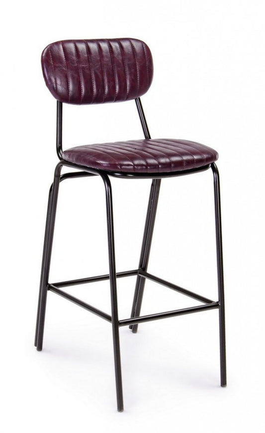 SGABELLO BAR DEBBIE BORDEAUX VINTAGE