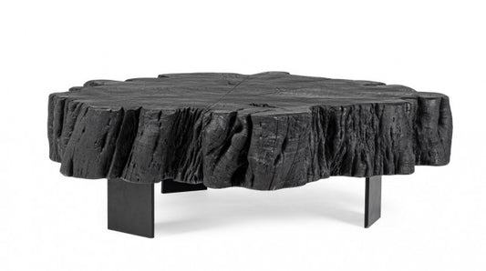 TAVOLINO KEVAL NERO 90X90