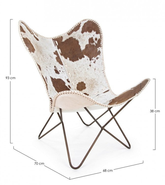 POLTRONA BUFFALO MARRONE