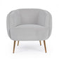 POLTRONA LINSAY GRIGIO CHIARO
