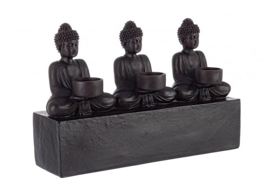 DECORAZIONE 3P BUDDHA SEDUTO 40X10