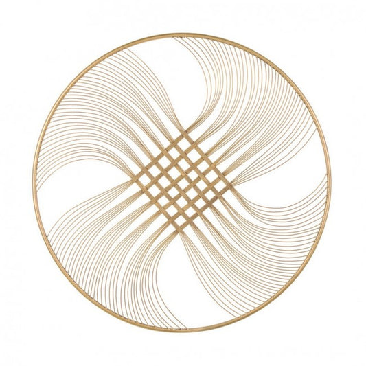 DECORAZIONE PARETE ZAIRA ORO D90