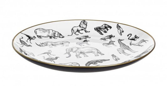 PIATTO DECORATIVO AFRICA PORC D35