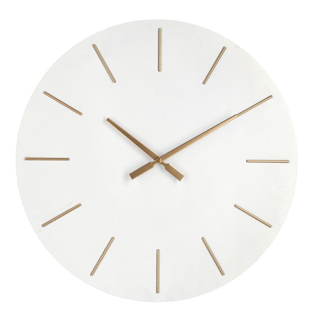 OROLOGIO PARETE TIMELINE BIANCO D60