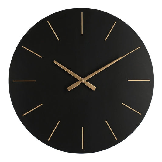 OROLOGIO PARETE TIMELINE NERO D60