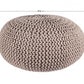 POUF INTRECCIO TORTORA D80