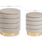 SET2 POUF CONTENITORE DARINA BEIGE