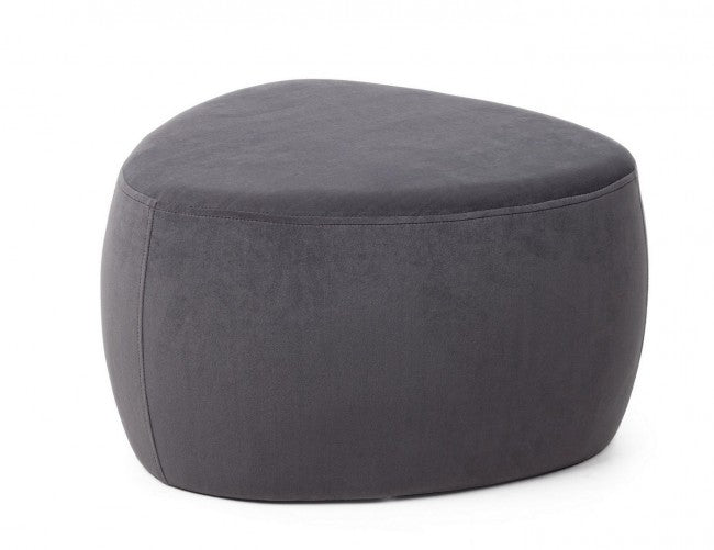 POUF STONE GRIGIO SCURO L